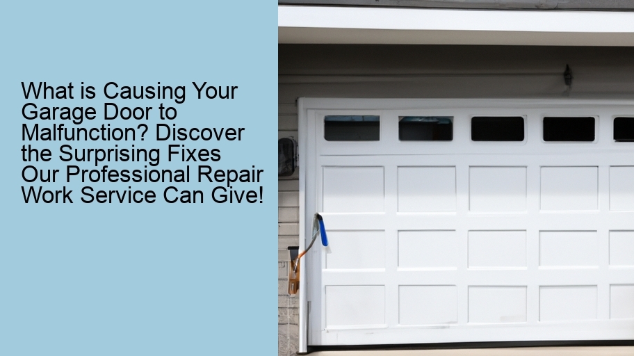 What is Causing Your Garage Door to Malfunction? Discover the Surprising Fixes Our Professional Repair Work Service Can Give!
