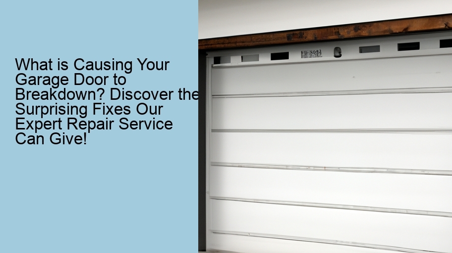 What is Causing Your Garage Door to Breakdown? Discover the Surprising Fixes Our Expert Repair Service Can Give!